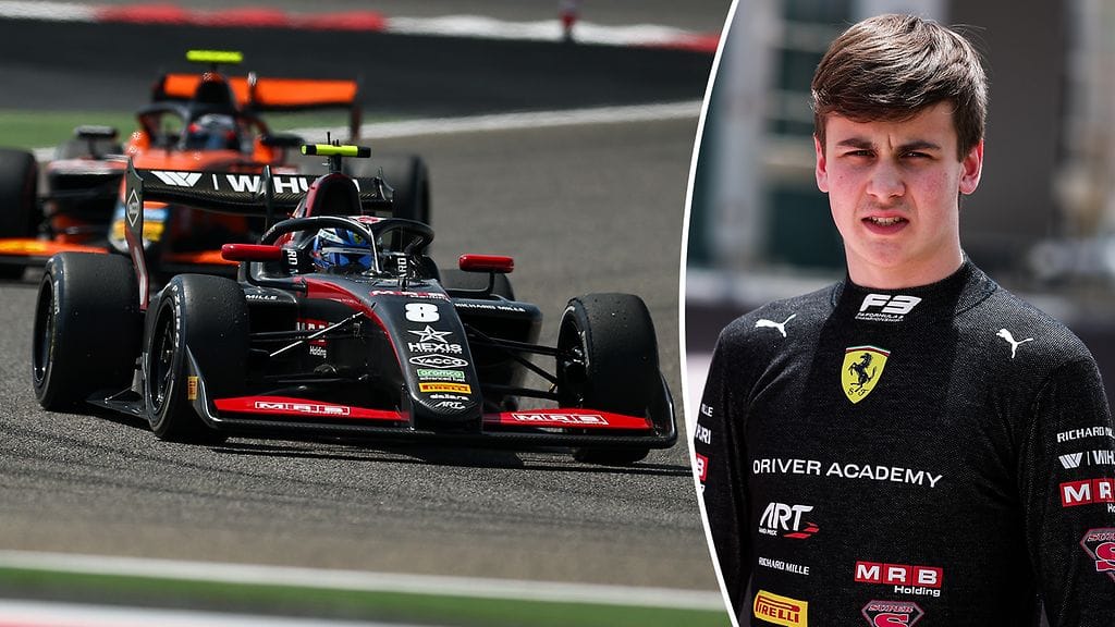 Tuukka Taponen ajoi neljänneksi Bahrainin F3-kisassa.