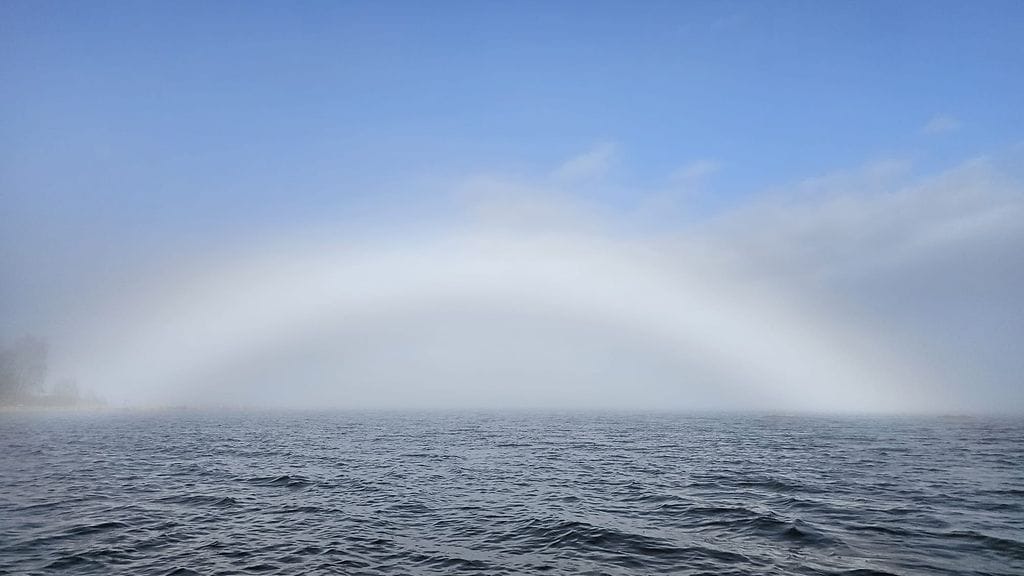 Tältä näyttää sumukaari.