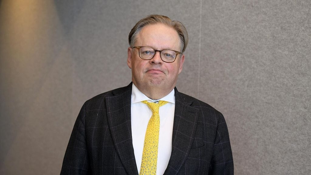 Helsingin pormestari Juhana Vartiainen 1. huhtikuuta.