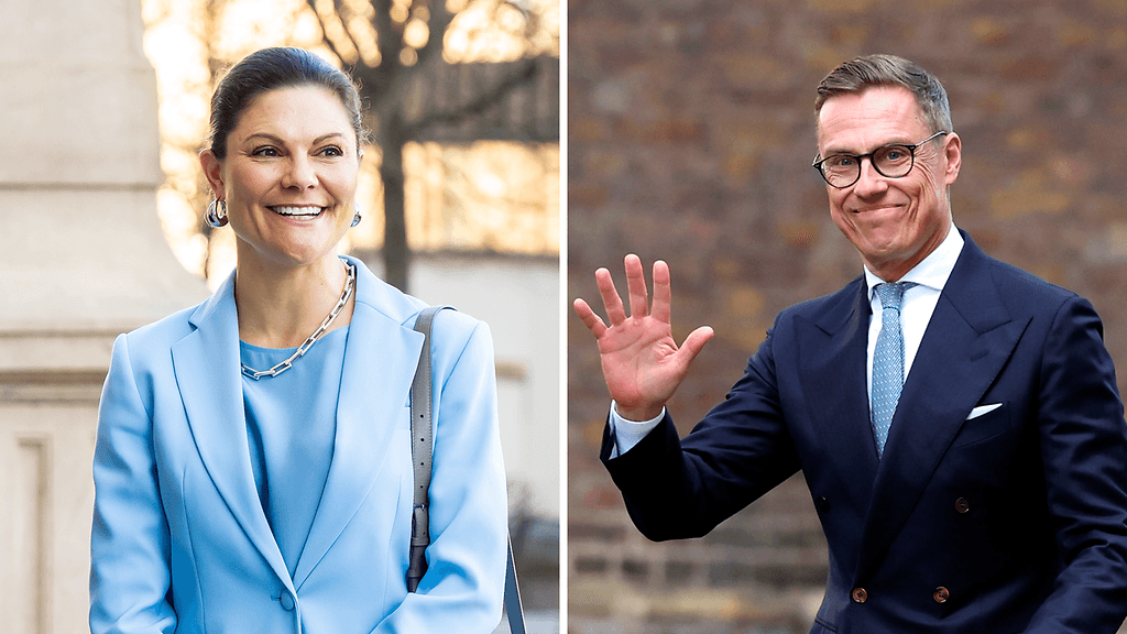 Tasavallan presidentti Alexander Stubb (oik.) tapaa Ruotsin kruununprinsessa Victorian tiistaina.