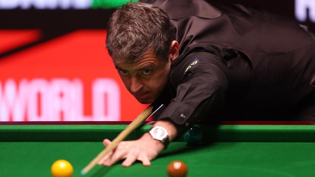 Ronnie O'Sullivan pelaa MM-kisoissa massiivisen huomion alla.