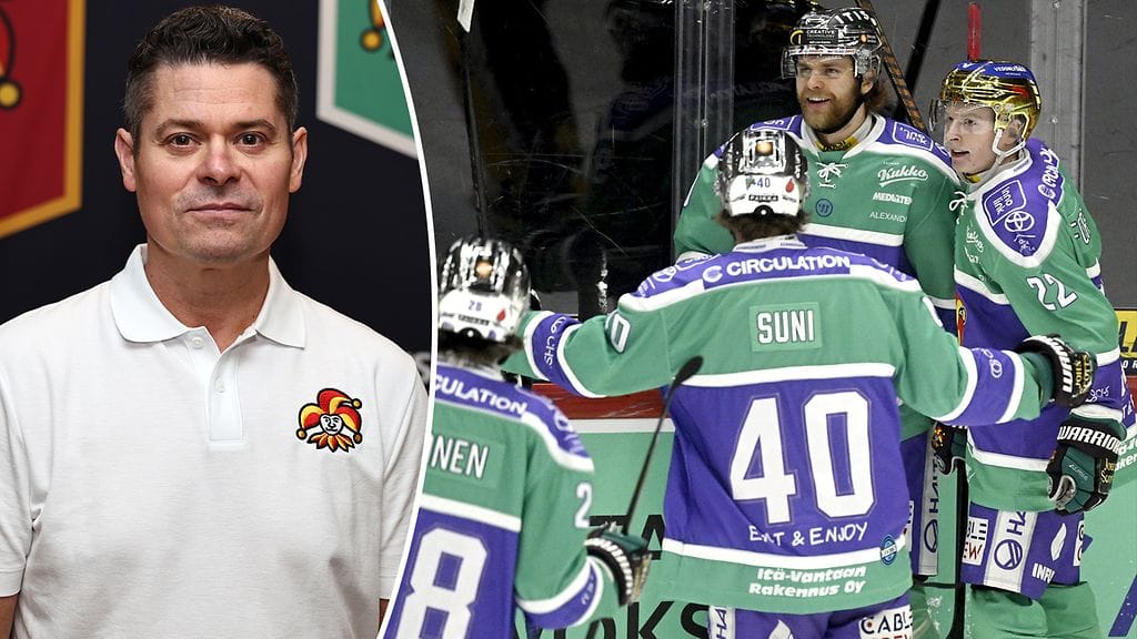 Mikko Saarni (vas.) on Jokerien puheenjohtaja.