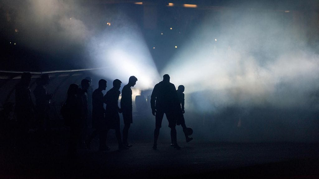 Eteläafrikkalaista jalkapalloilua varjostaa tragedia. Kuvituskuva.