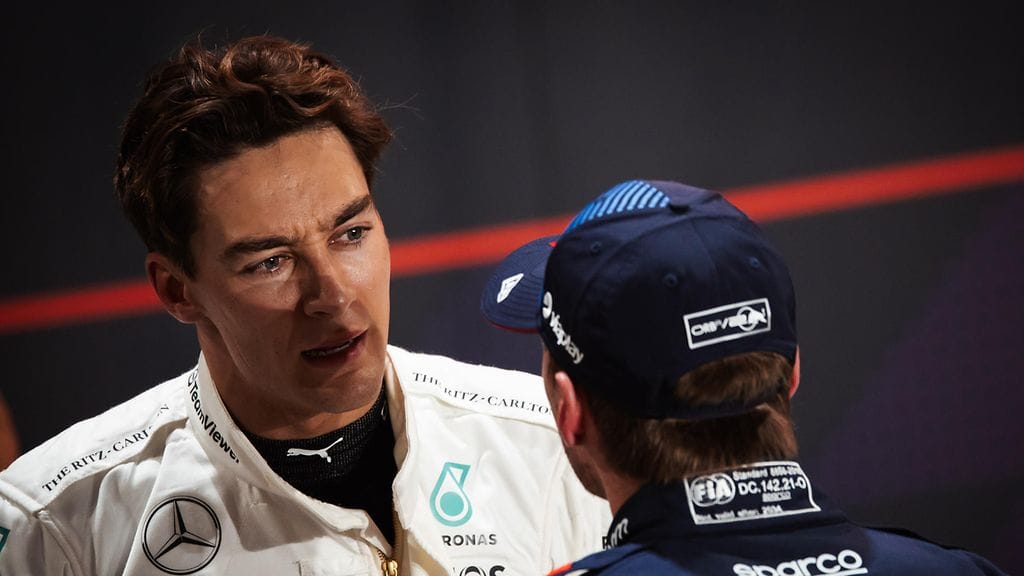 George Russellia huhuillaan Max Verstappenin tilalle.