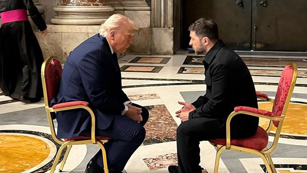 Trump ja Zelenskyi keskustelivat edellisen kerran paavi Franciscuksen hautajaisten yhteydessä