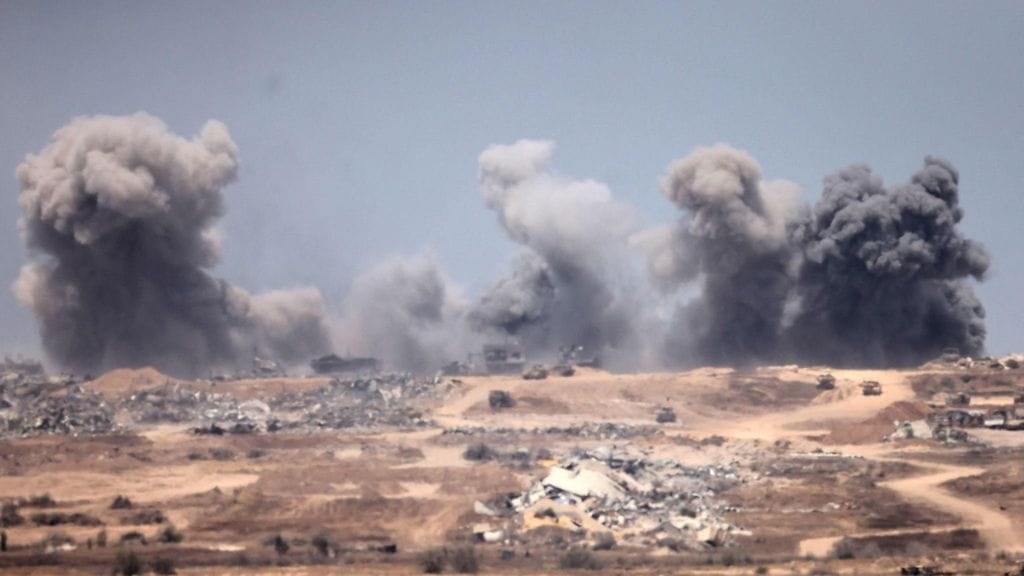 Gazan kaista 27. huhtikuuta.