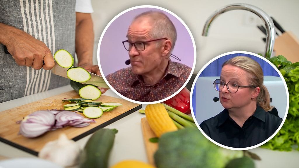 Ravitsemussuositukset perustuvat tieteeseen. Kuvassa vasemmalla Mikael Fogelholm, oikealla Tiina Jääskeläinen.