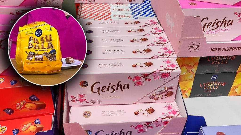 Muun muassa Geisha-konvehtirasioiden ja Fasupala-pussien koot pienenivät.