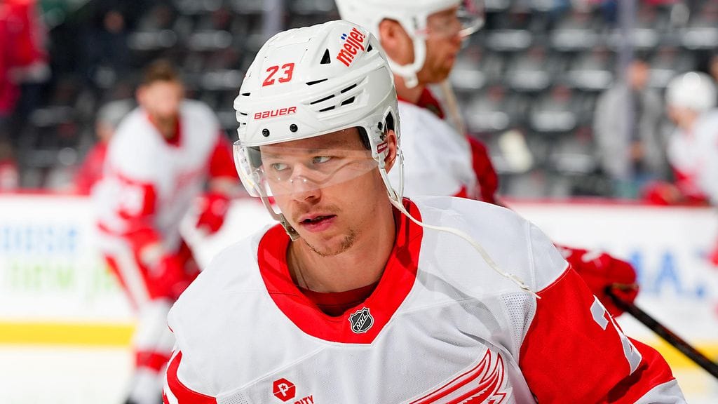 Detroit Red Wingsin Lucas Raymond liittyy mukaan Ruotsin MM-kisaryhmään.