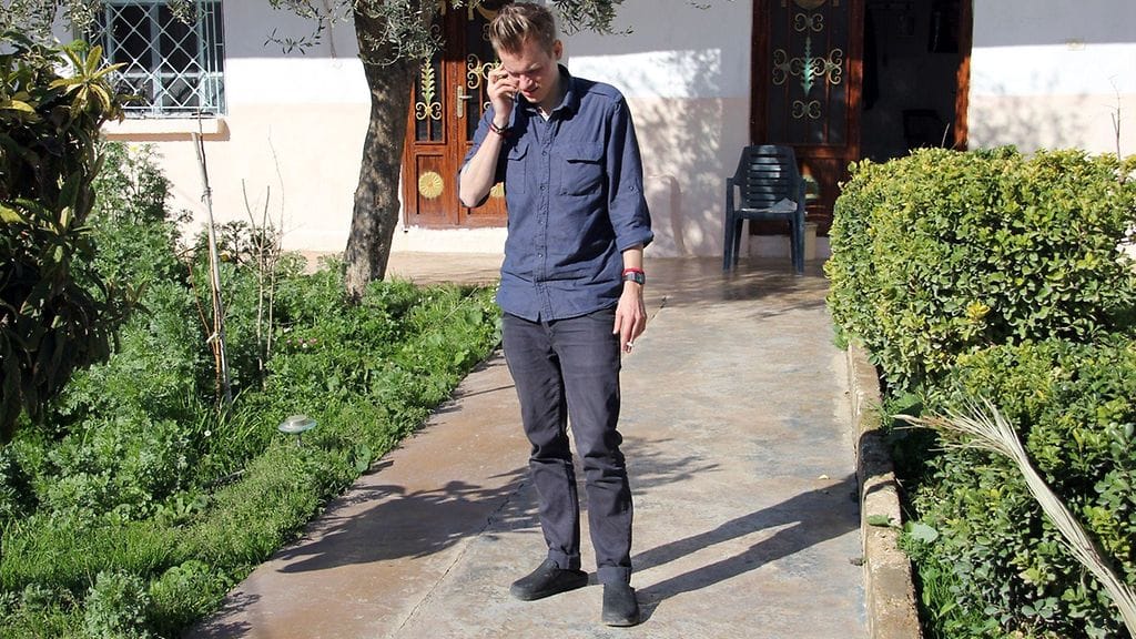 Ruotsalaistoimittaja Joakim Medin helmikuussa 2015.