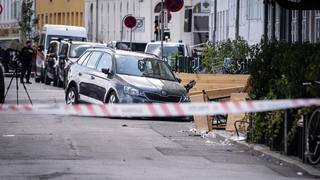 Poliisi eristi alueen Kööpenhaminassa.