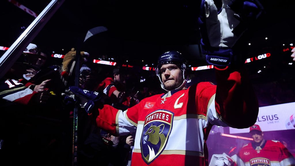 Aleksander Barkov on voittanut Selke-palkinnon NHL-urallaan jo kahdesti.