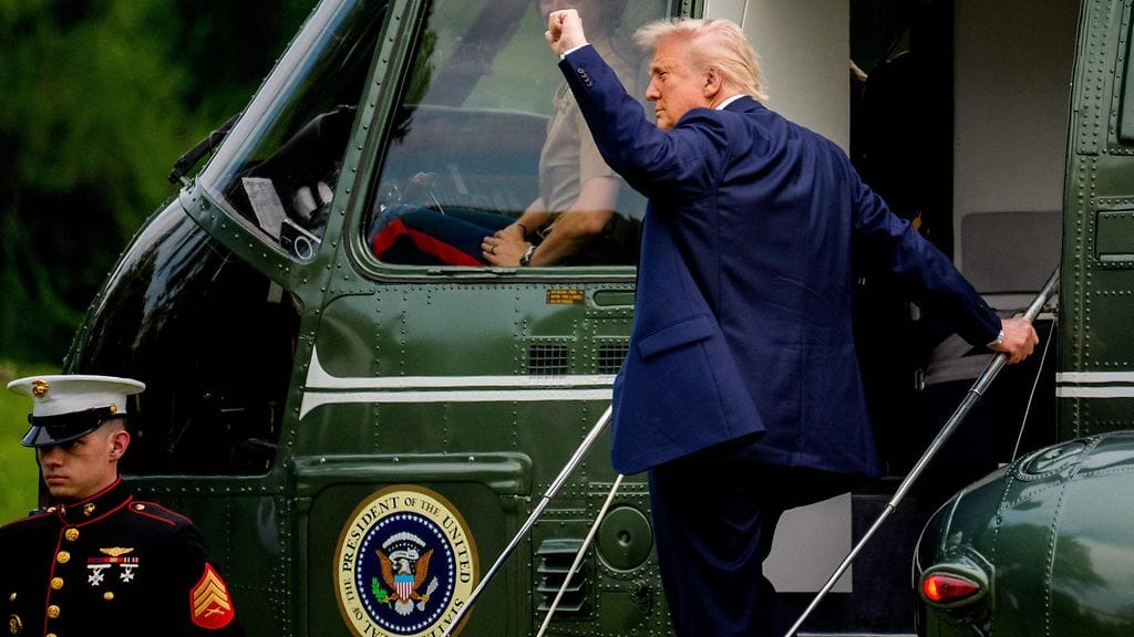 Yhdysvaltojen presidentti Donald Trump Washingtonissa 1. toukokuuta.