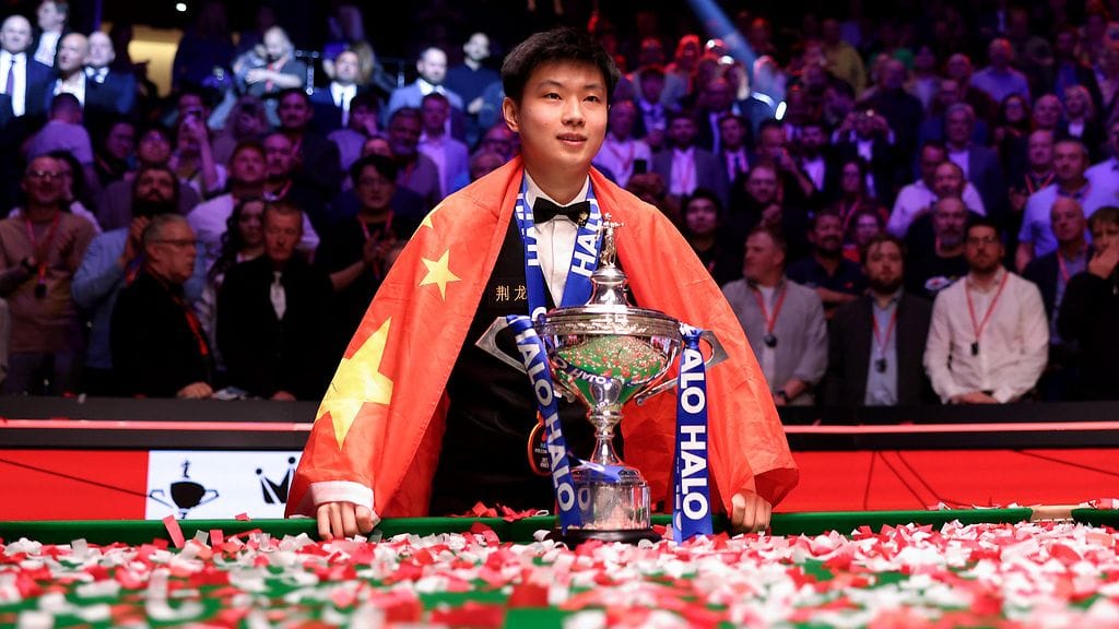 Zhao Xintong on snookerin ensimmäinen aasialainen maailmanmestari.