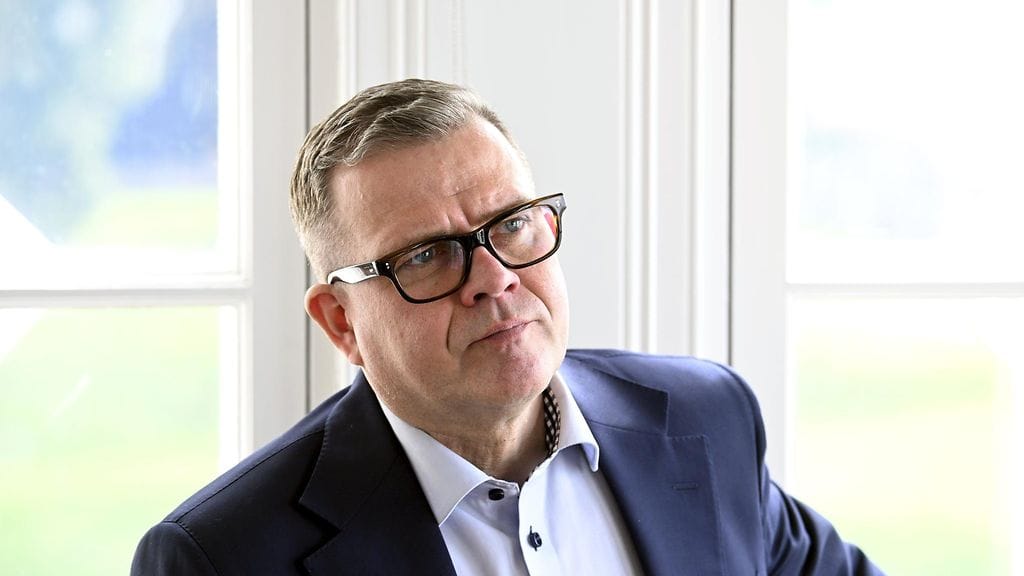 Pääministeri Orpo kuvattuna huhtikuussa 2025.