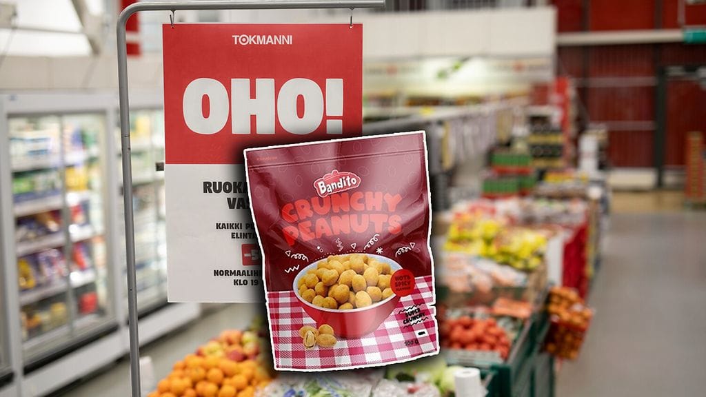 Pähkinäerässä todettiin olevan liikaa homemyrkkyä.