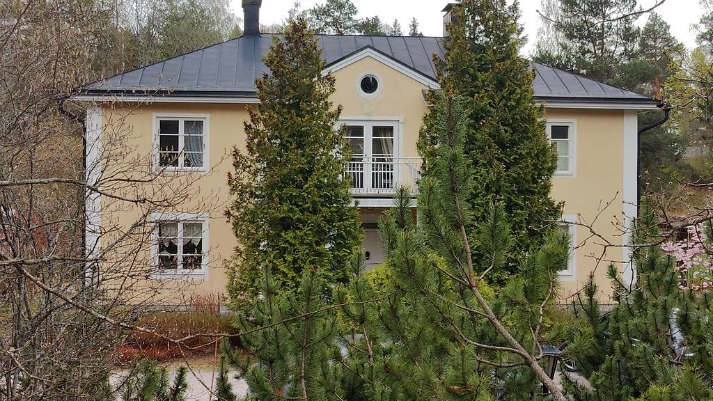 Tässä espoolaistalossa epäilty murha tapahtui.