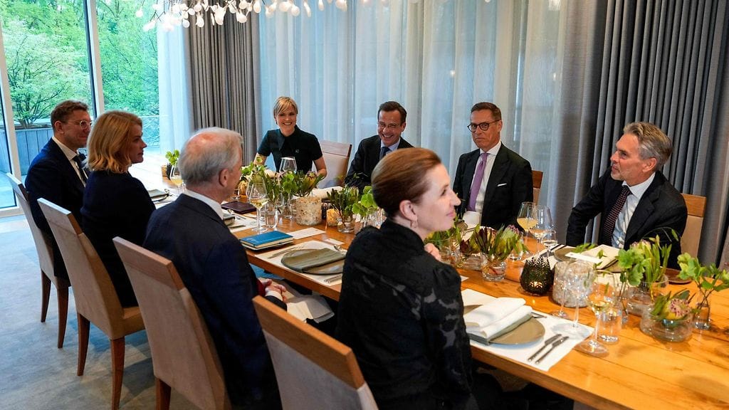 JEF-puolustusyhteistyöryhmä Norjan Oslossa 8. toukokuuta.