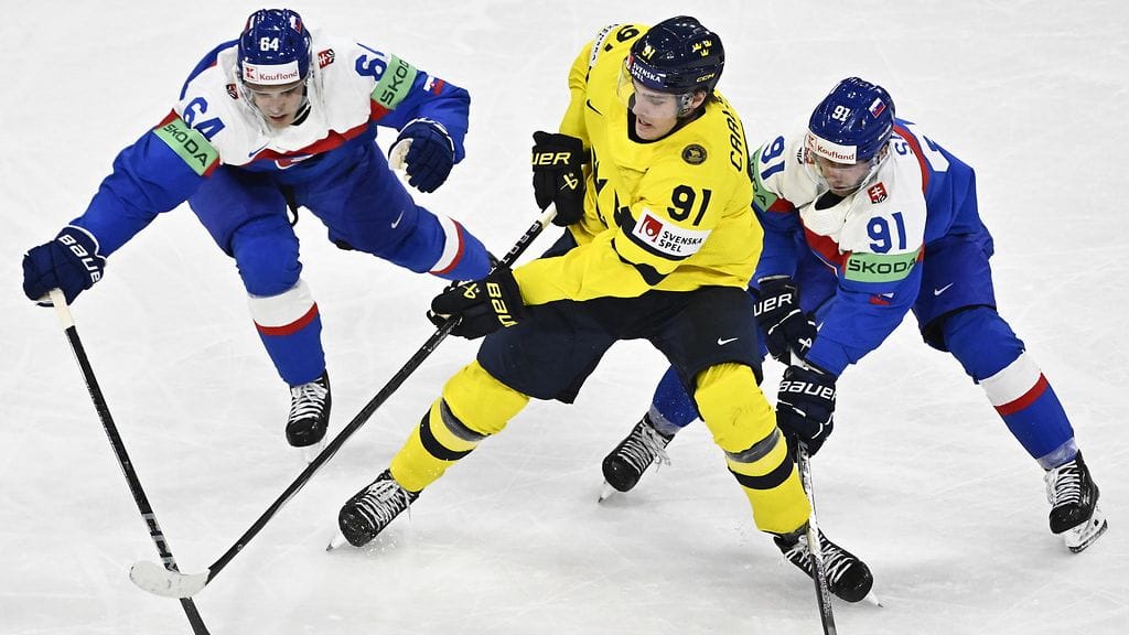 Ruotsi tyrmäsi Slovakian MM-avauksessa.