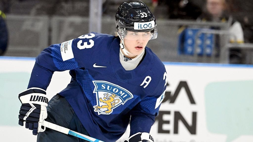 Jani Nyman on pelannut Nuorten MM-kisoissa.