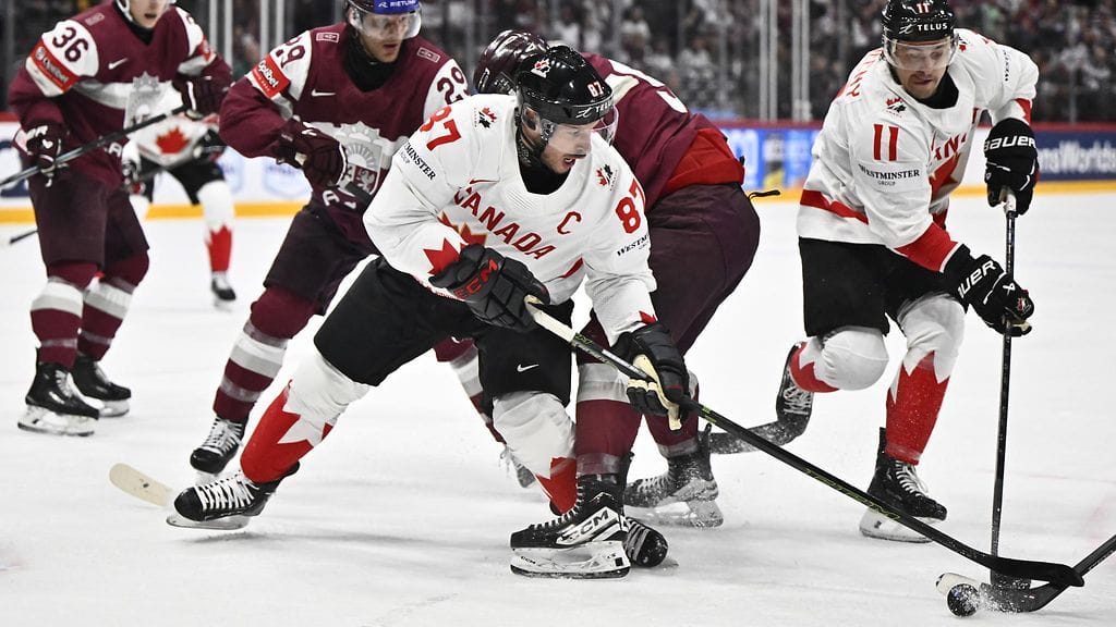 Sidney Crosby vetää tunteella.