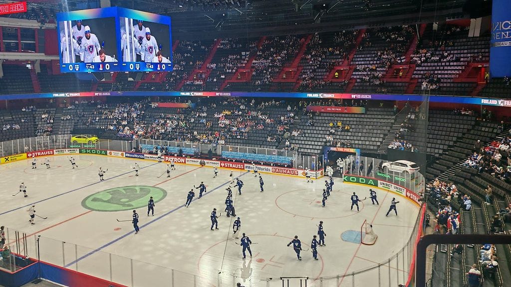 Leijonien peli ei kerännyt yleisörynnistystä sunnuntaina Tukholmassa.