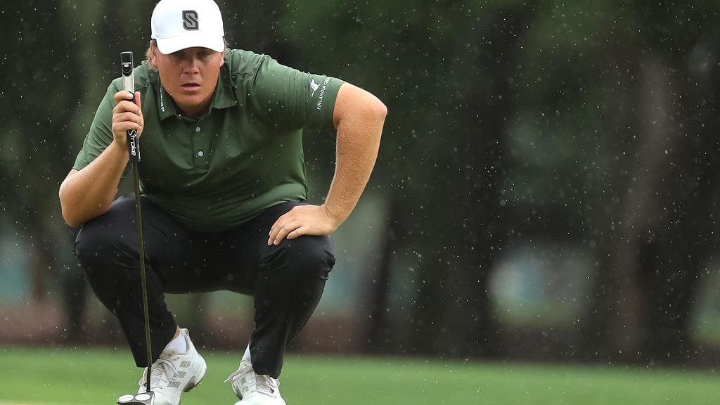 Sami Välimäki tähtäsi kärkikymmenikköön PGA-kiertueella.