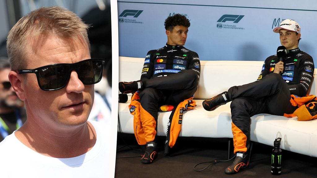 Alain Prost uskoo, että Oscar Piastri (oikealla) hyötyy Kimi Räikköstä muistuttavasta luonteenpiirteestään taistelussa tallikaveriaan Lando Norrista vastaan.