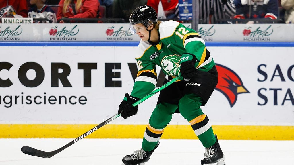 Kasper Halttunen, 19, teki hattutempun jo toisessa OHL-finaaliottelussa perättäin.