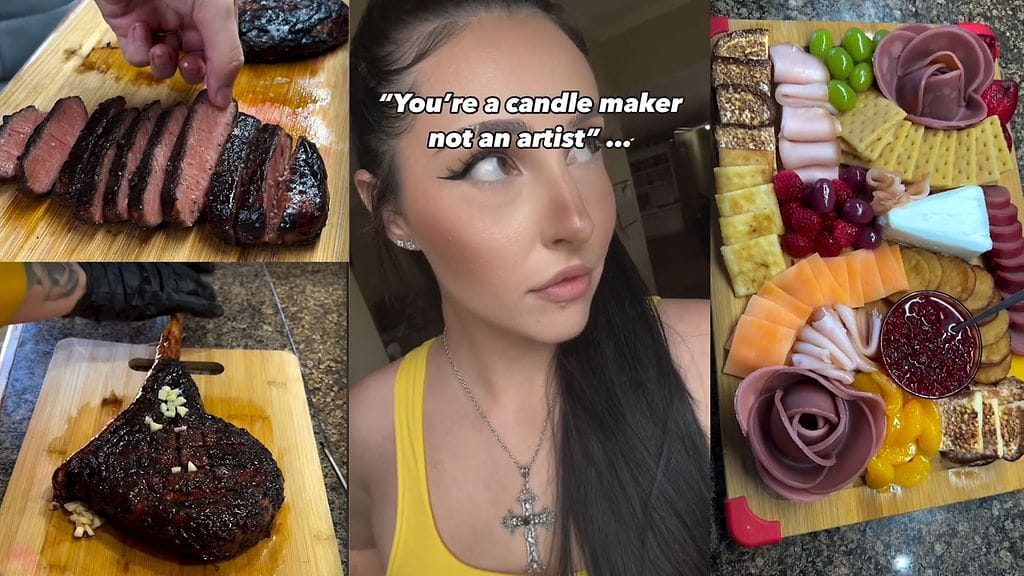 Kaylee Castleberry, 31, on erikoistunut realistisiin vaharuokiin.