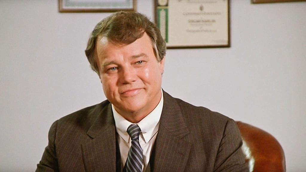 Joe Don Baker elokuvassa Nimeni on Fletch (1985).