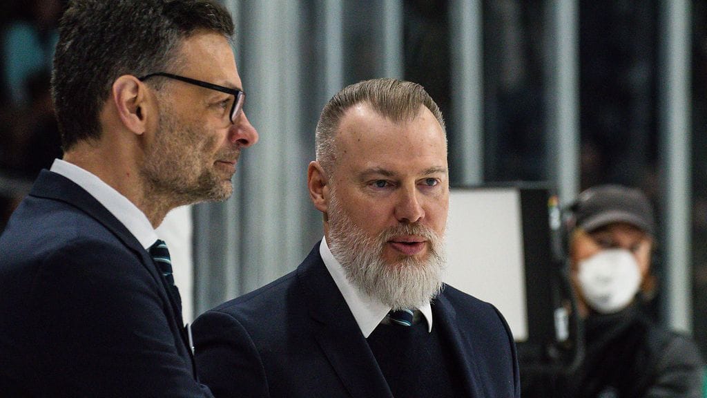 Peter Popovic (vas.) ja Rikard Grönborg valmentavat jälleen yhdessä.