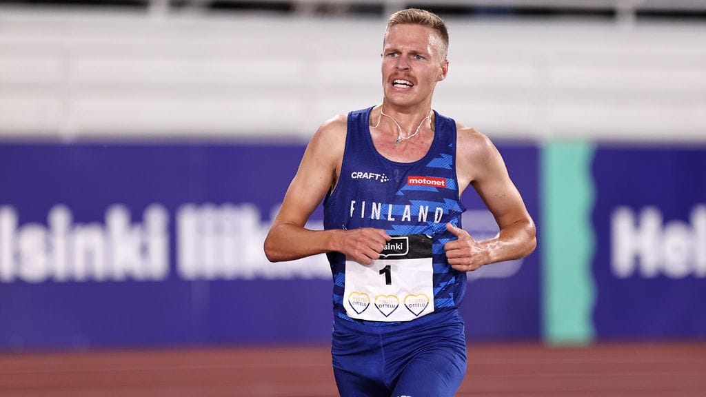 Topi Raitanen Ruotsi-ottelussa viime elokuussa.