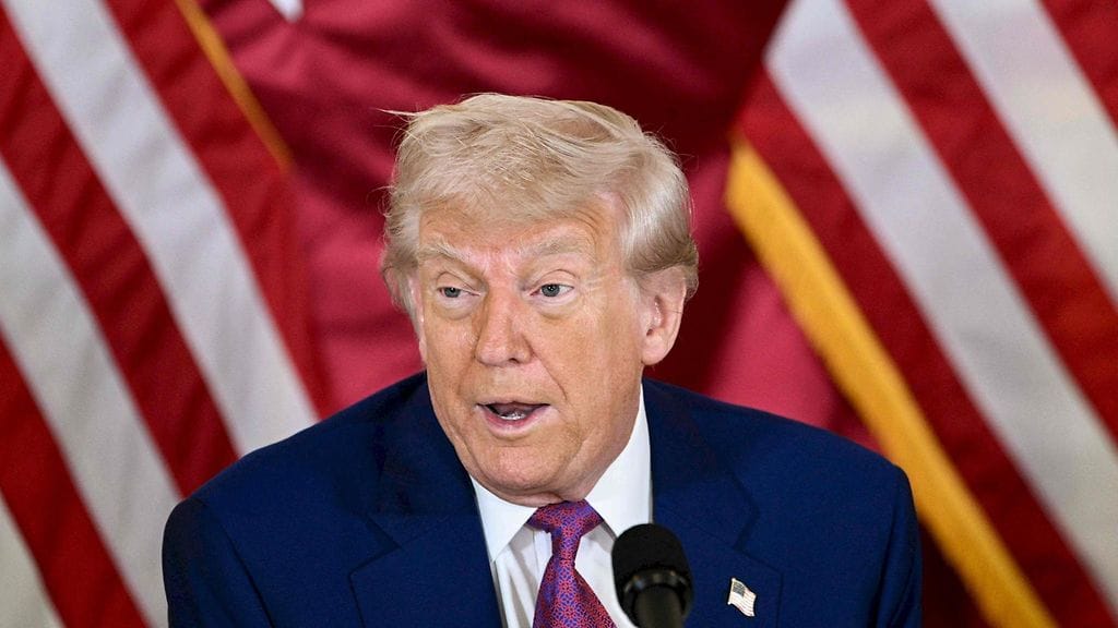 Yhdysvaltain presidentti Donald Trump Washingtonissa torstaina.