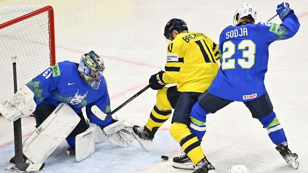 Ruotsi laukoi keskimäärin kerran minuutissa Slovenian maalia kohti, mutta osui vain neljästi.