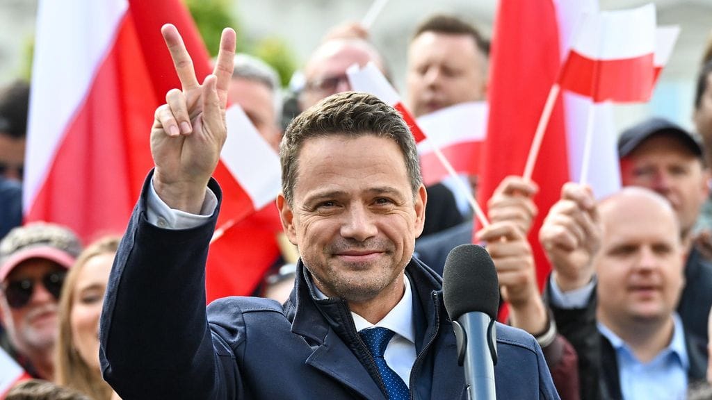 Rafal Trzaskowski sai sunnuntaina järjestetyllä ensimmäisellä kierroksella 31,36 prosenttia äänistä.