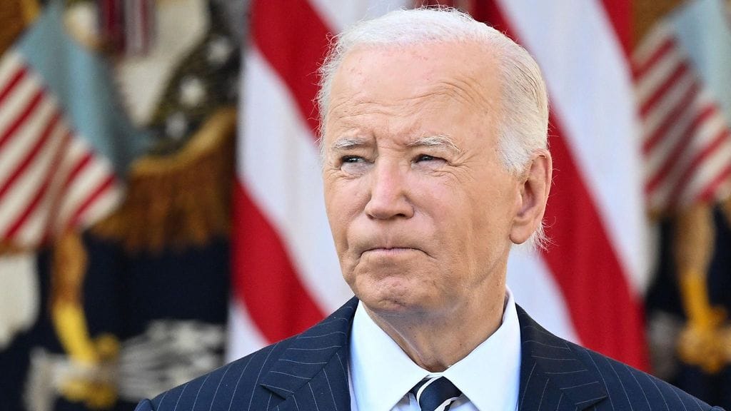 Yhdysvaltain presidentti Joe Biden Valkoisessa talossa Washington DC:ssä tammikuussa 2024.