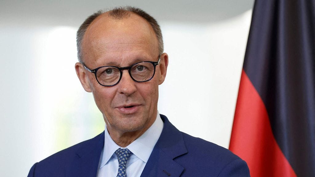 Saksan liittokansleri Friedrich Merz Berliinissä 13. toukokuuta.