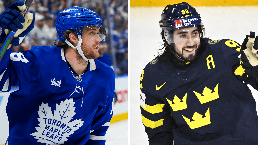 William Nylander (vas.) vahvistaa Ruotsin MM-joukkuetta. Mika Zibanejad puolestaan on toipunut pelikuntoon.