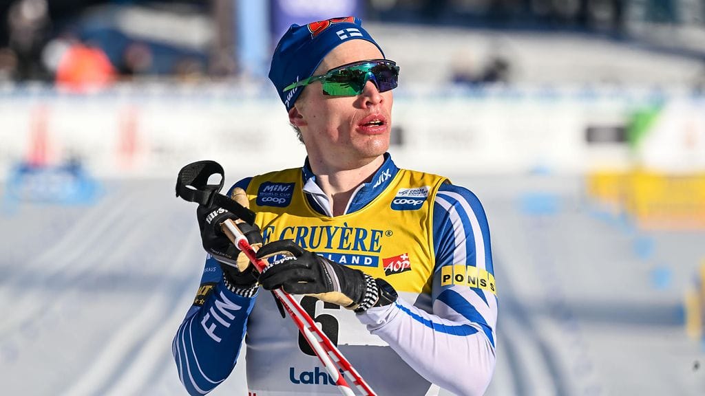 Iivo Niskanen kaatui rullasuksilla ja joutui leikkaukseen.