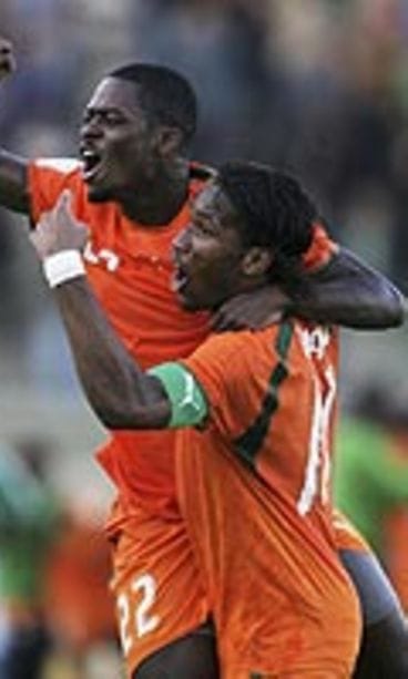 Didier Drogba juhlii, kuva: Ben Radford
