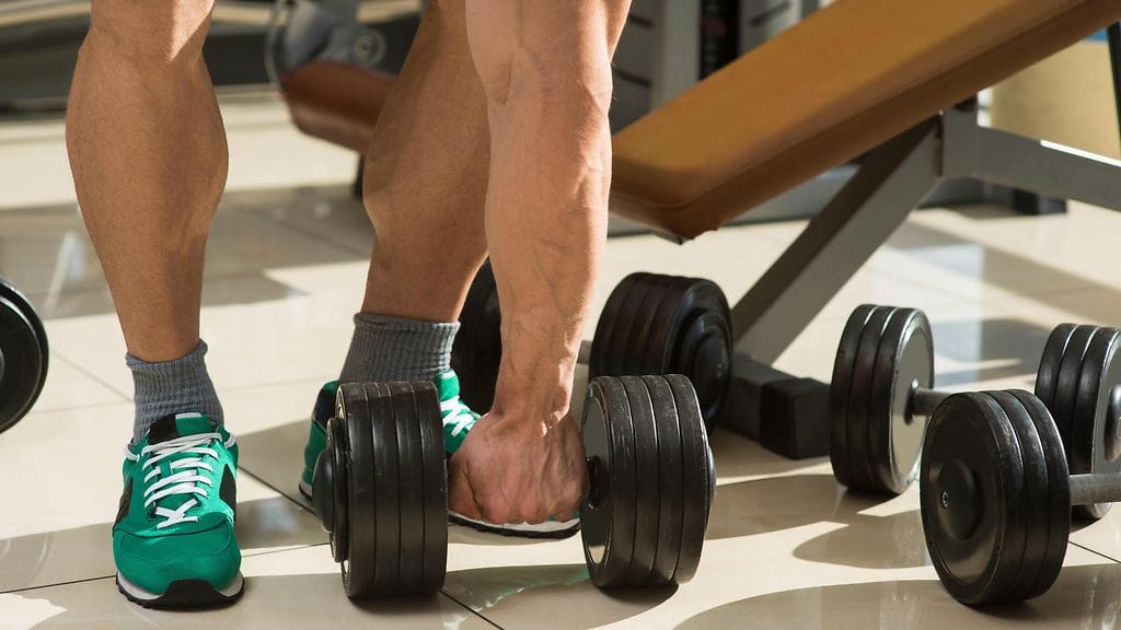 Kehonrakentajan terveys oli suistunut luisuun. Kuvituskuva.