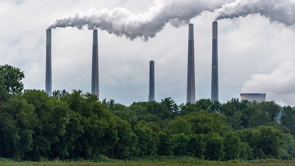 Kuvituskuva. Miami Fortin voimalaitos Ohiossa, 20. toukokuuta 2025.