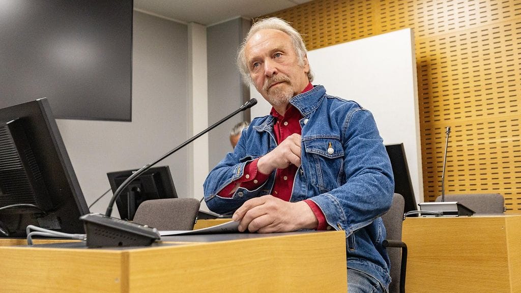 Teuvo Hakkarainen käräjäoikeudessa 27. toukokuuta.