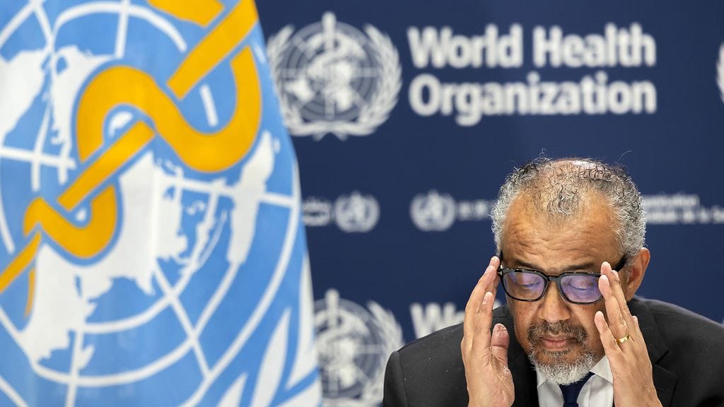 WHO:n pääsihteerinä toimii Tedros Adhanom Ghebreyesus.