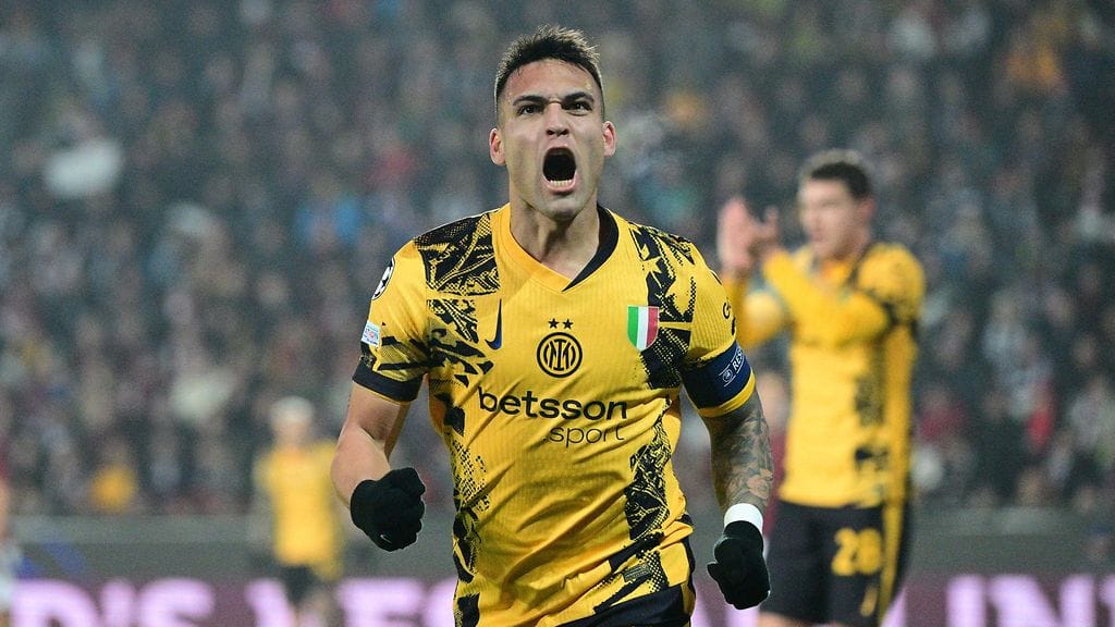 Lautaro Martinez laukoi Interin voittomaalin Sparta Prahaa vastaan tammikuussa.