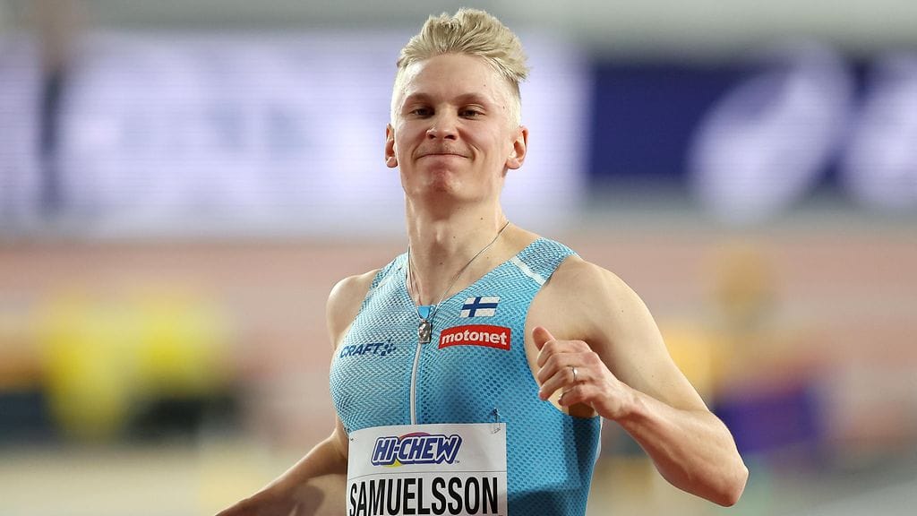Samuli Samuelsson paransi kauden kärkitulosta. Arkistokuva.