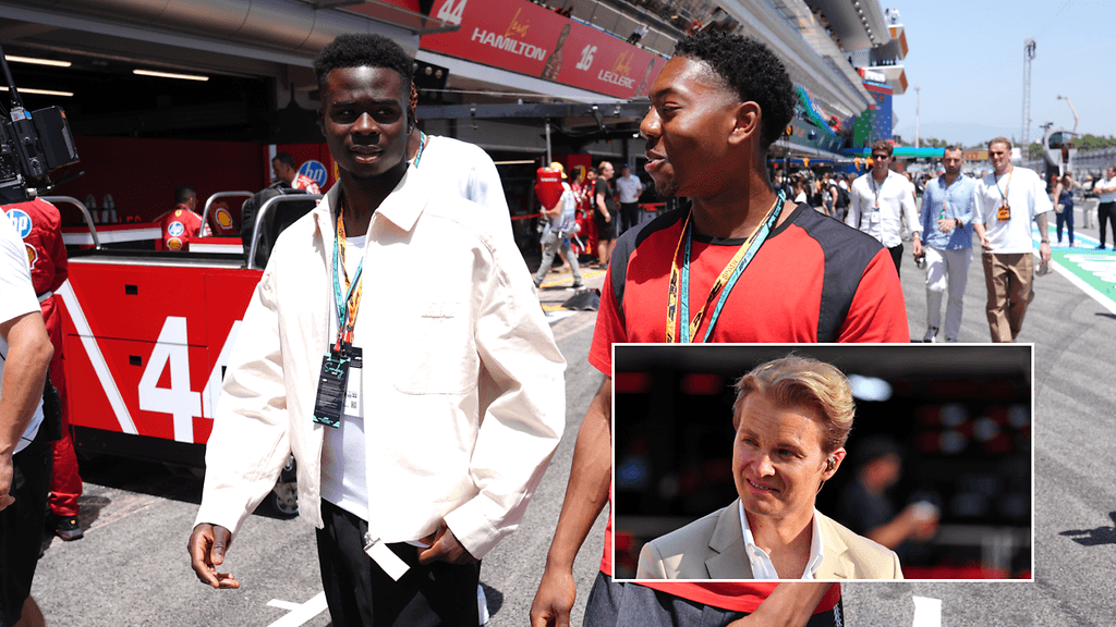 Bukayo Sakan käytös ärsytti Nico Rosbergia.