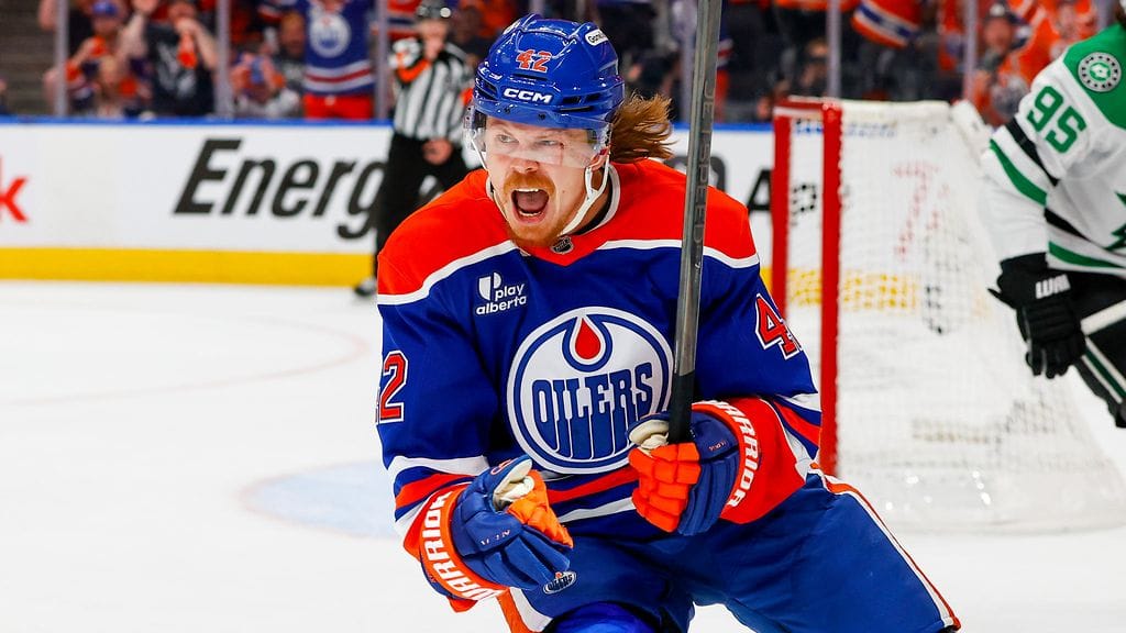 Kasperi Kapanen on päässyt irti Edmonton Oilersissa pudotuspelien aikana.