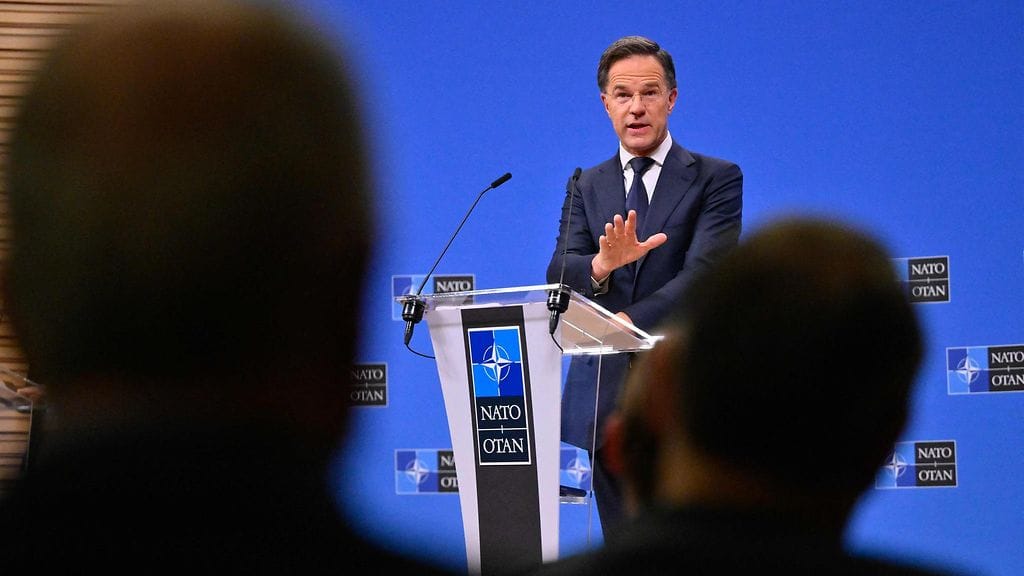 Naton pääsihteeri Mark Rutte 4. kesäkuuta.